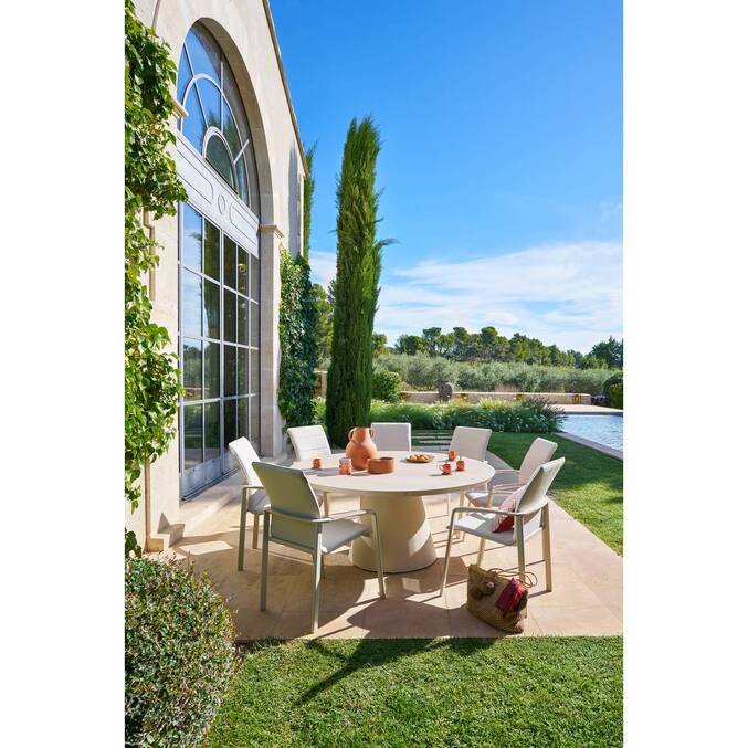 Table de jardin ronde YCONIA Argile