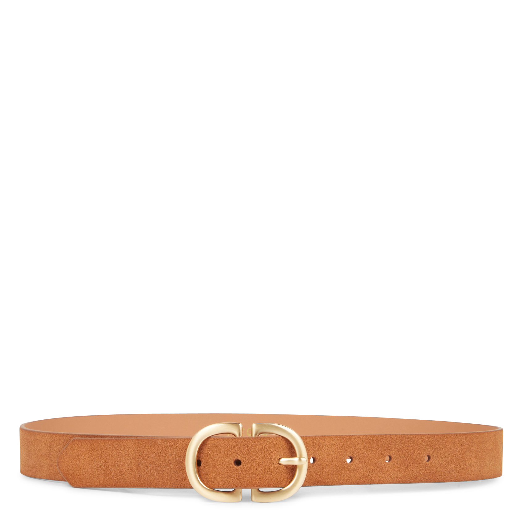 JUVA - Ceinture à boucle en cuir | Marron
