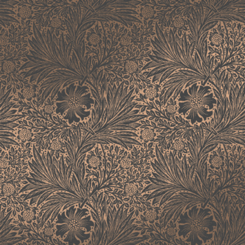 Vliesbehang William Morris at Home Marigold Fibrous Antraciet (dessin 124254)