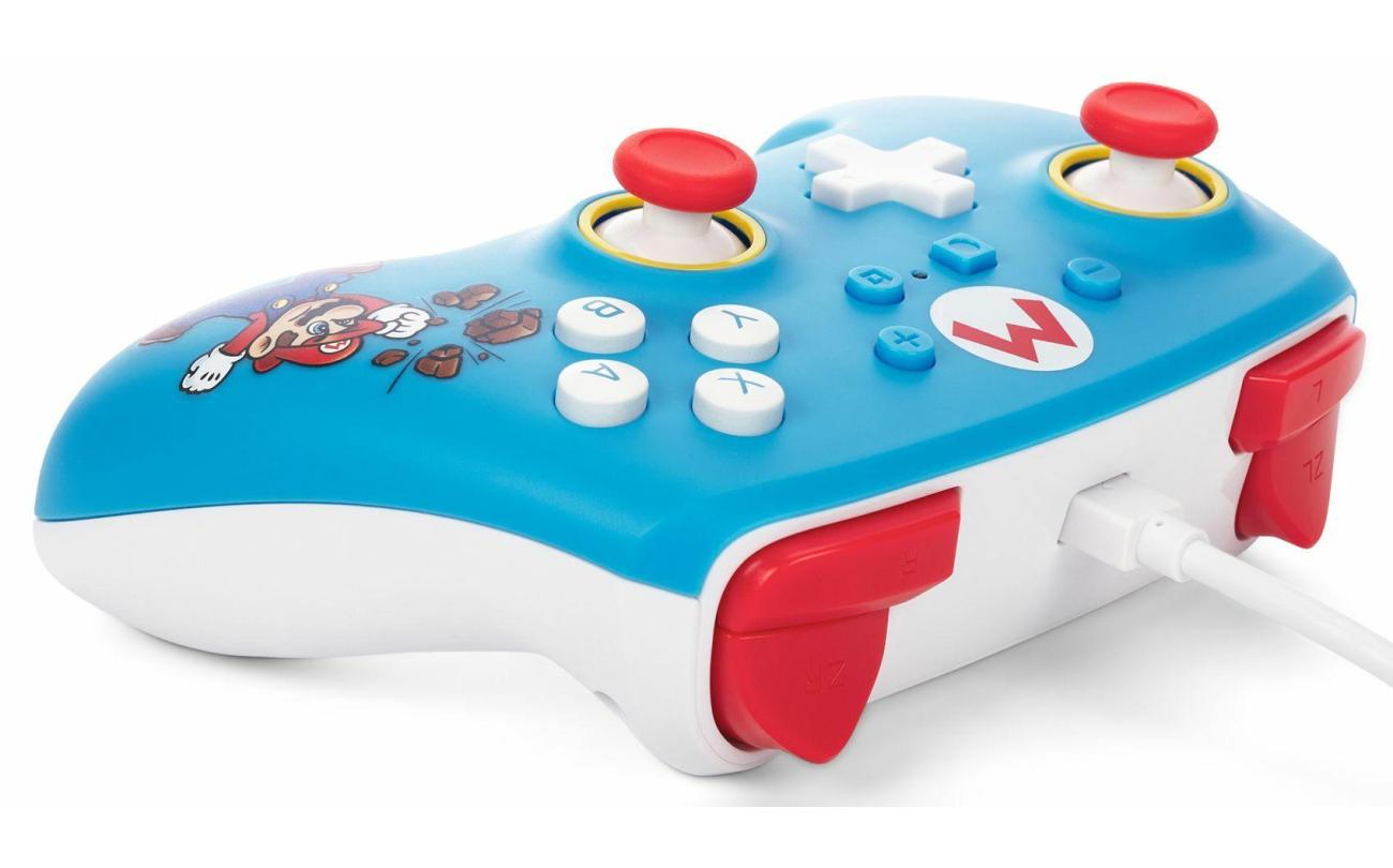 Switch - Power A Wired Controller Brick Breaker Mario
