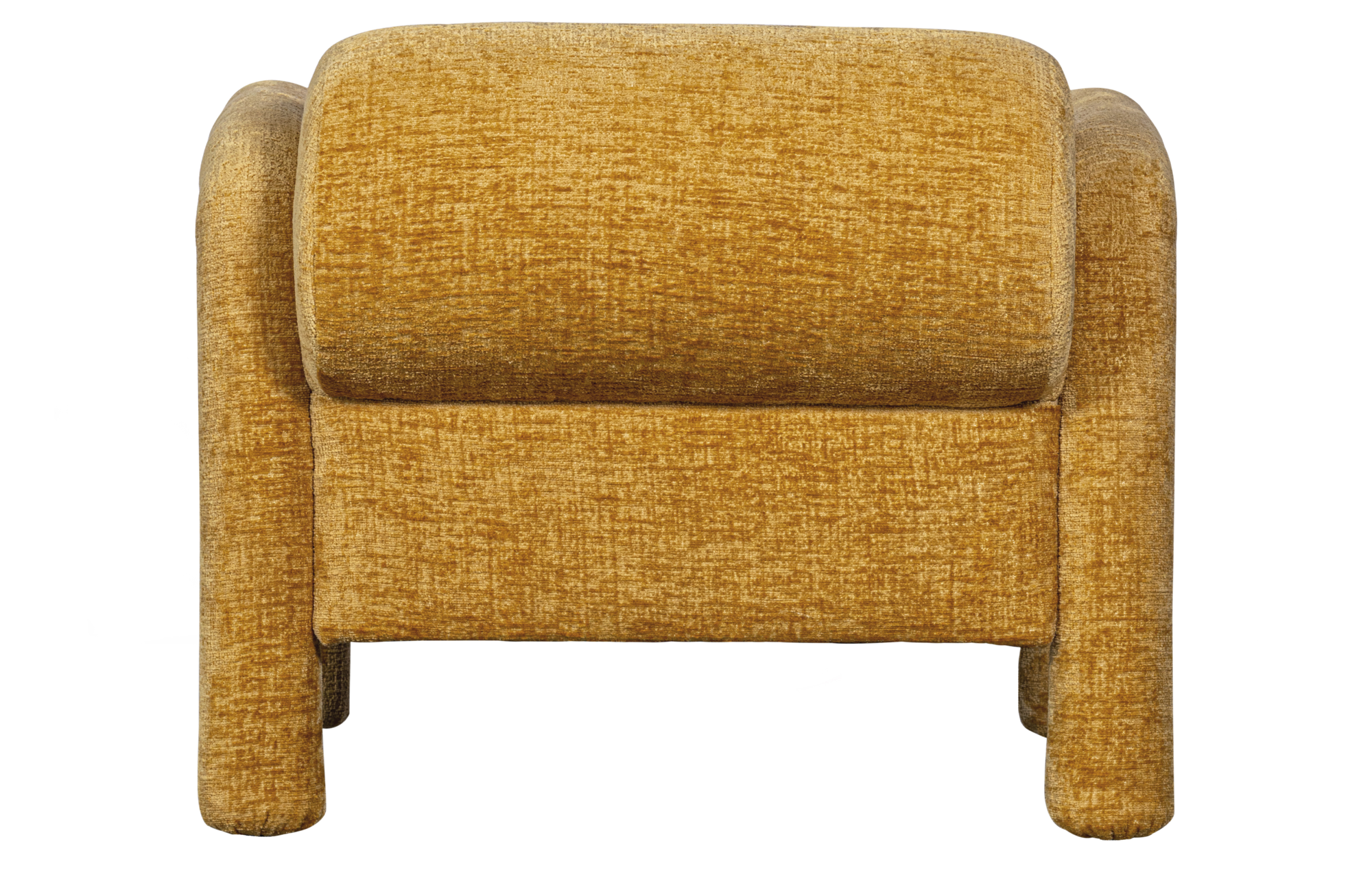 WOOOD Exclusive fauteuil Lenny Fauteuil Lenny in grove textuur Goud/Geel