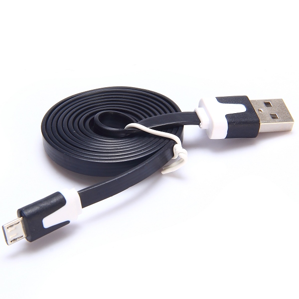 Ladekabel Micro USB schwarz 3 m