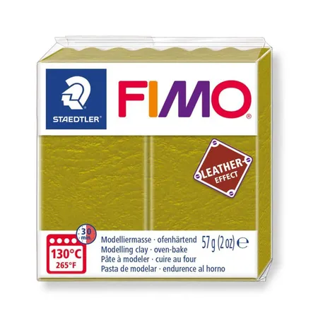 STAEDTLER® FIMO® effect Leder 57g oliv