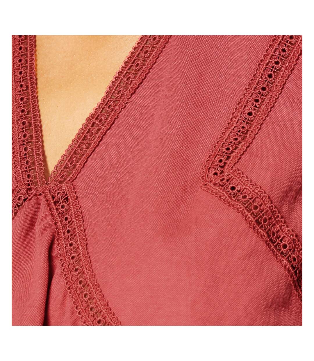 Top Rose foncé Femme Morgan Dera