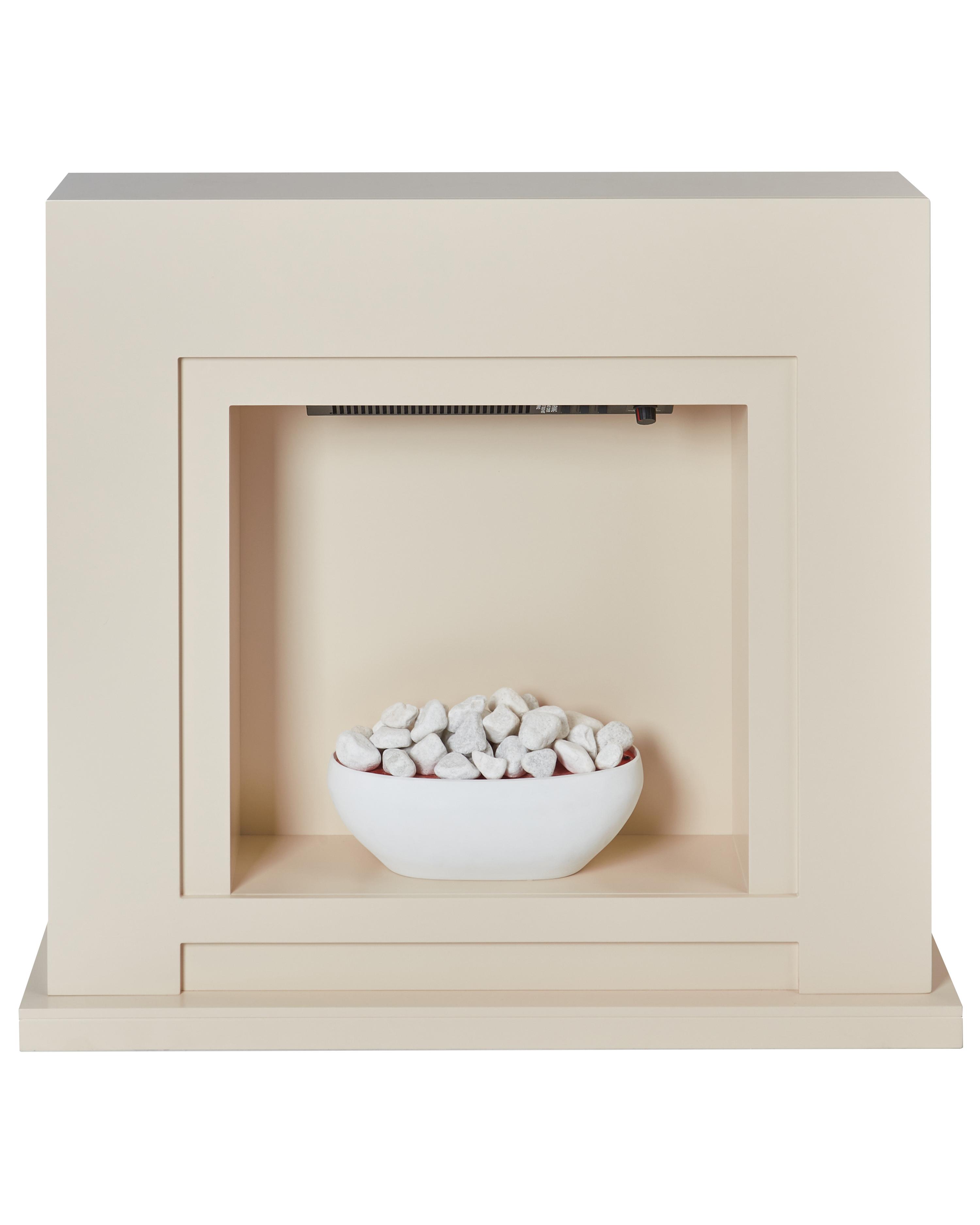 Elektrische haard met verwarmingsfunctie SAHARA Beige