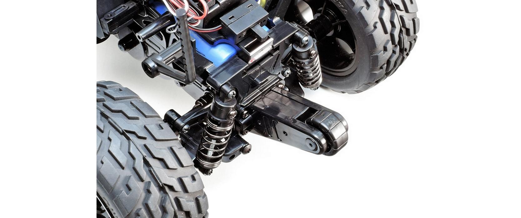 Monster Truck Toyota Land Cruiser 40 Pick Up Bausatz, 1:12<br>Toyota Land Cruiser 40 4WD Monstertruck auf GF-01 Chassis