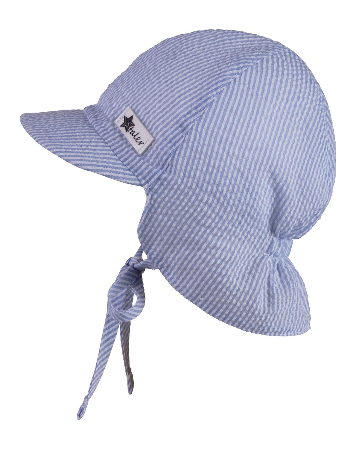 Schirmmütze PATTERN mit Nackenschutz in himmelblau