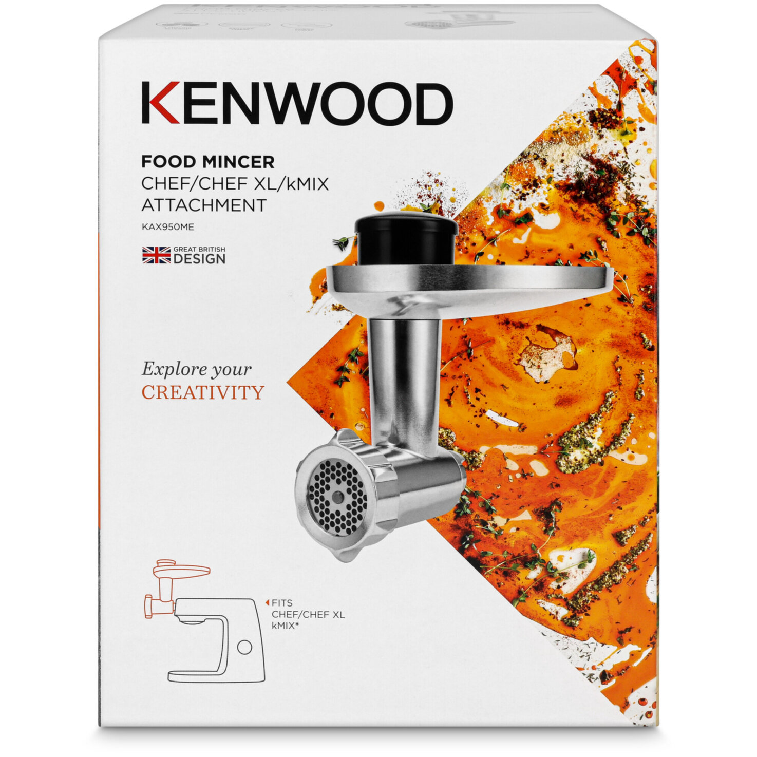 Kenwood Fleischwolf KAX950ME