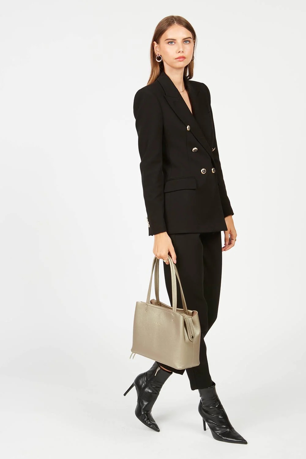 Foulonné Double-Sac cabas épaule