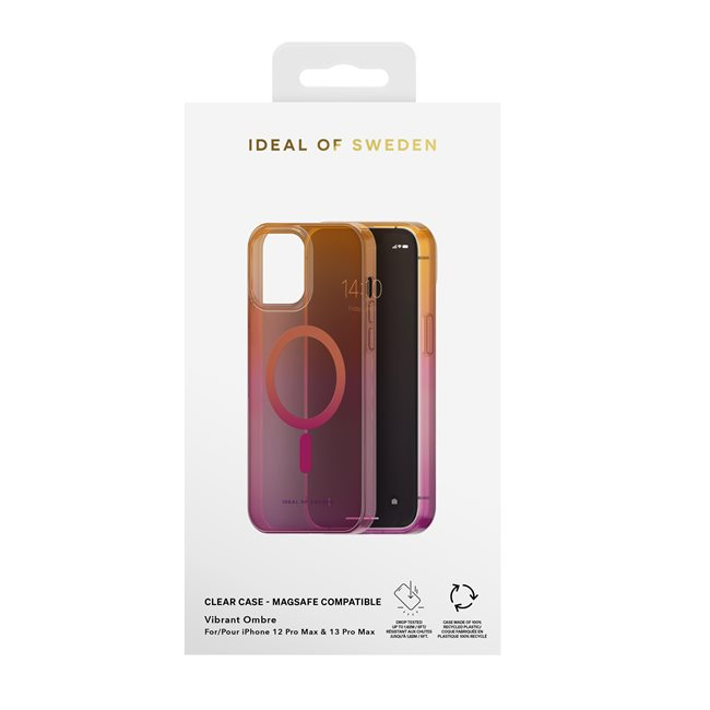 iPhone 13 Pro Max / 12 Pro Max MagSafe Hardcase Hülle Clear Case Recycled (IDCLCMS23-I2167-466) - Vibrant Ombre