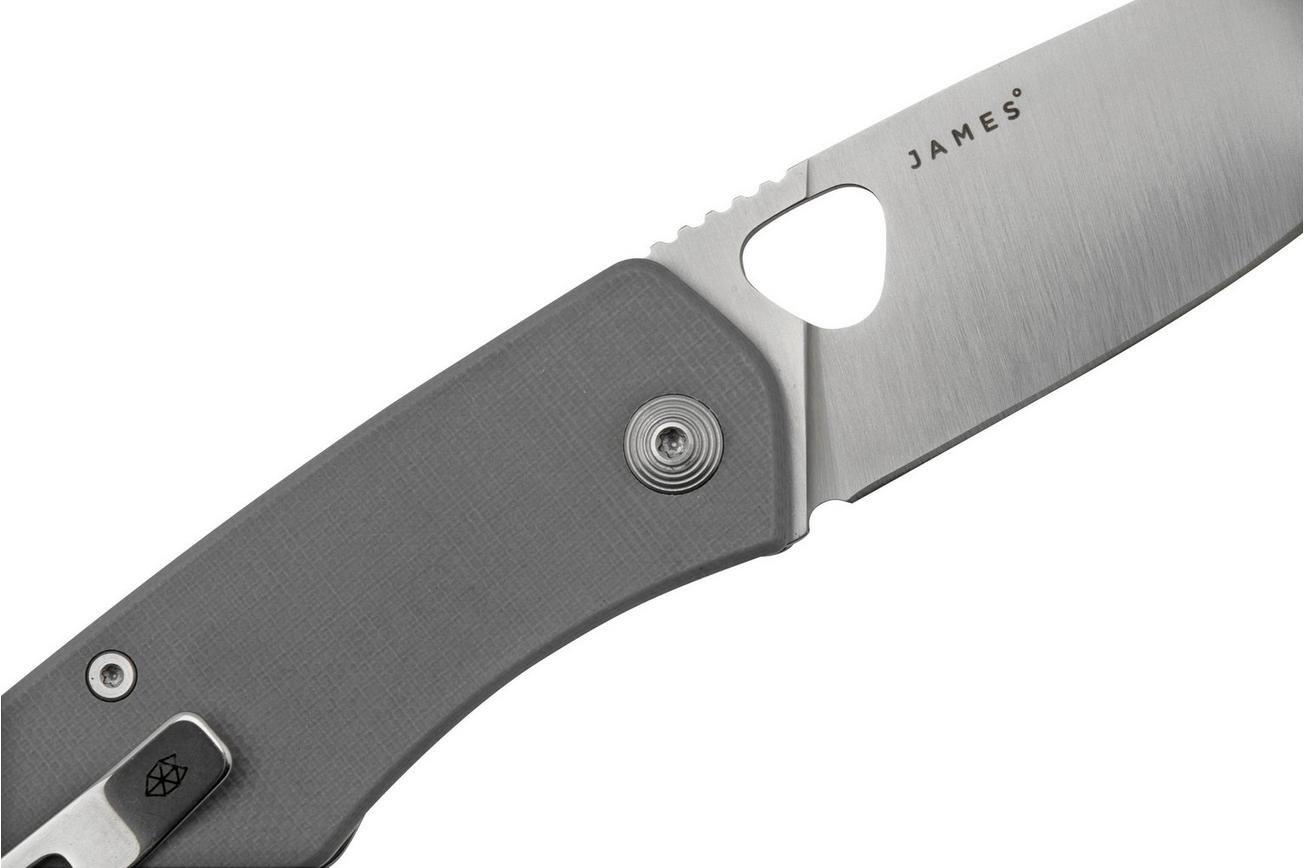 The James Brand The Folsom KN112139-00, G10 Primer Gray, zakmes