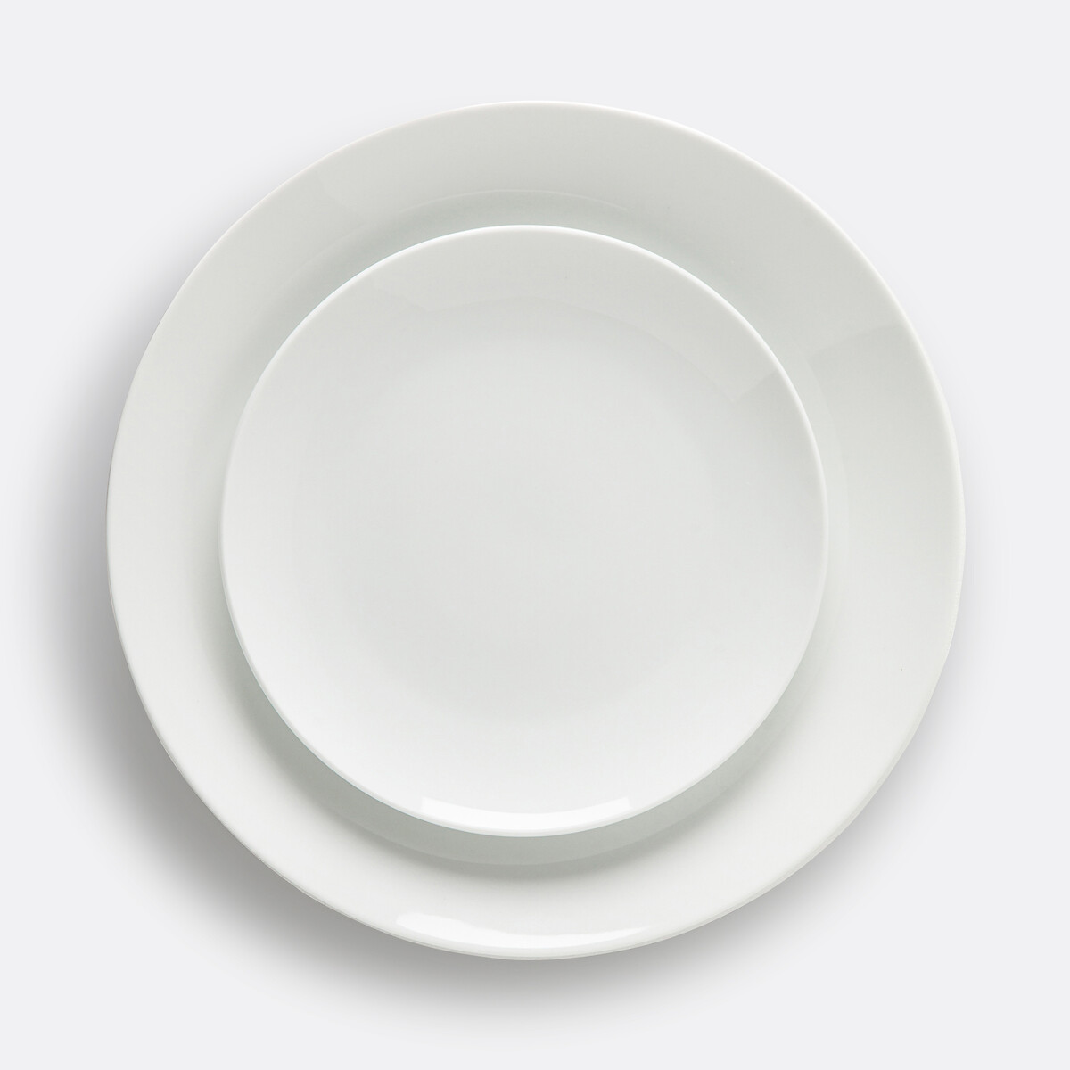 LA REDOUTE INTERIEURS<br>Conjunto de 4 pratos de porcelana, Atola
