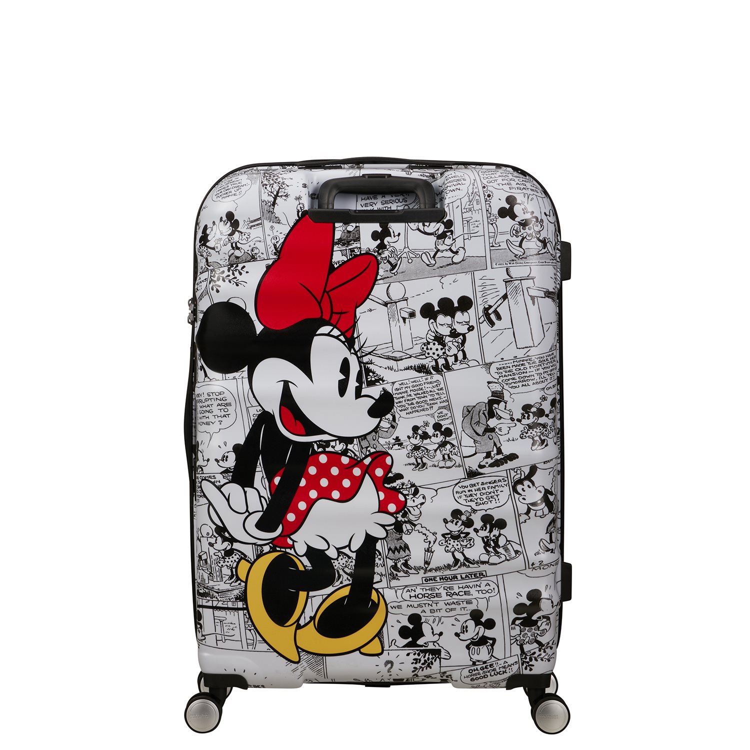 American Tourister Wavebreaker Disney Spinner 77/28 TSA minnie comics white
