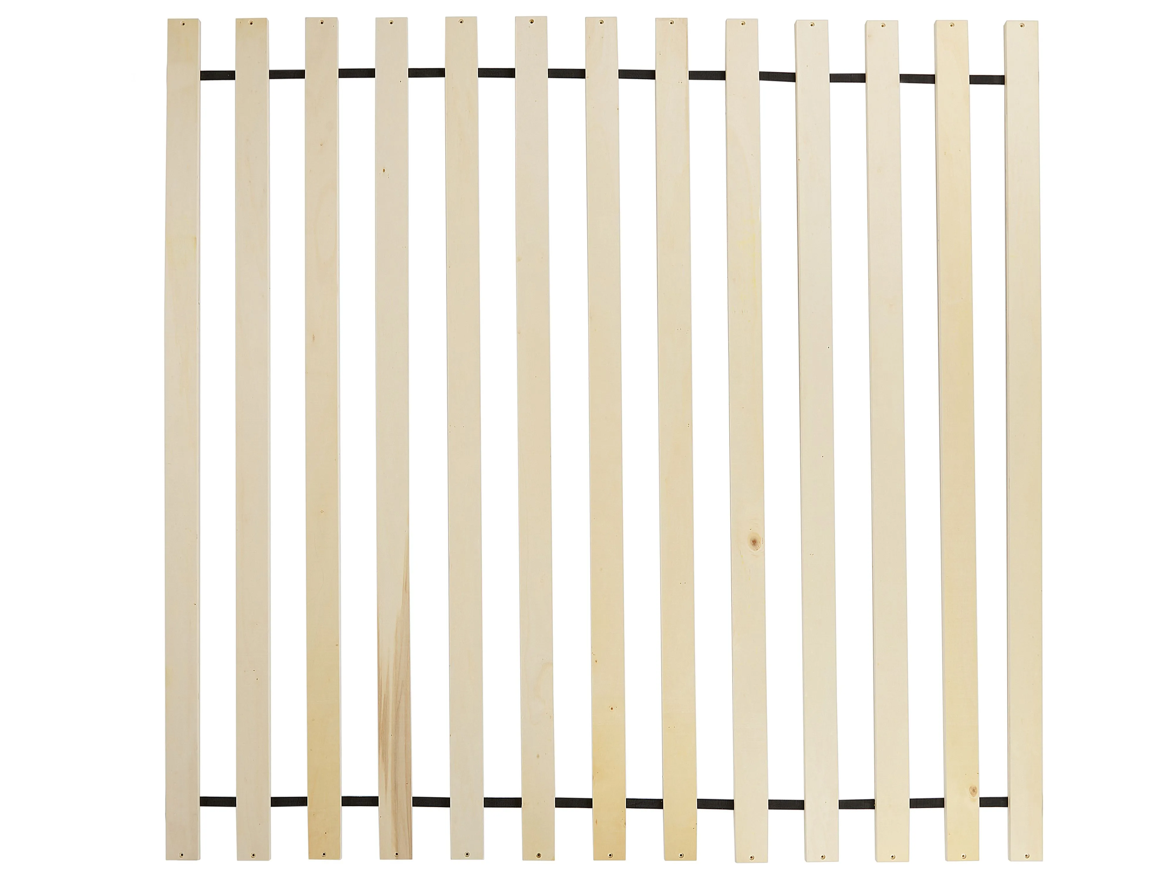 Hemelbed Hout HERLIERE 180 x 200 cm Donkerbruin