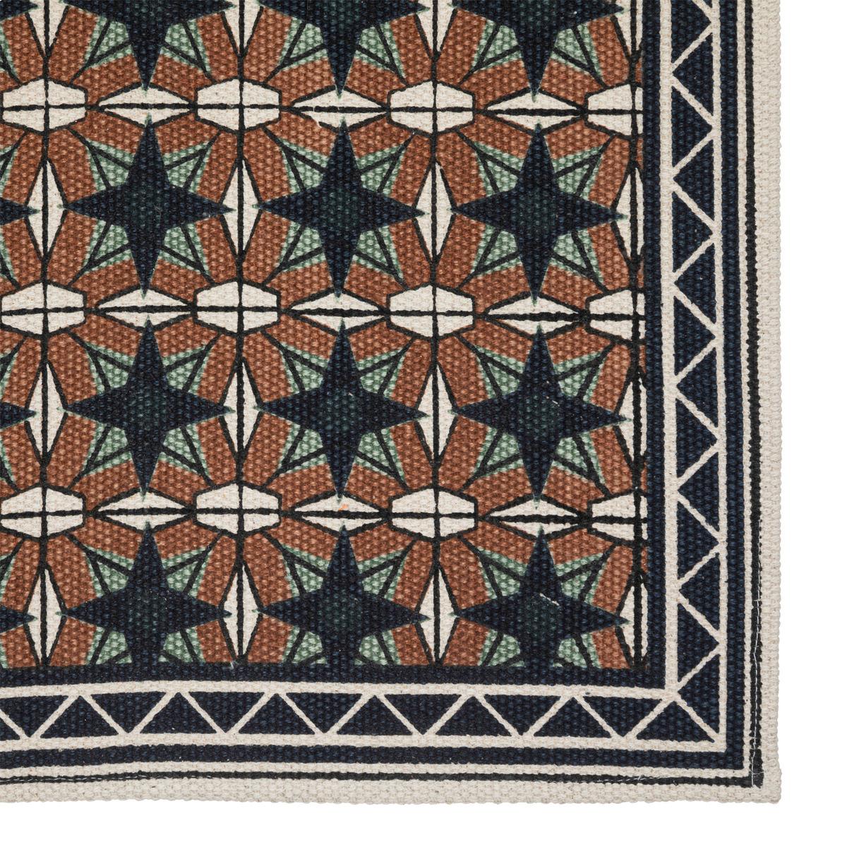 TAPIS COTON IMPRIME CAFE BORDELAIS D.60X90CM
