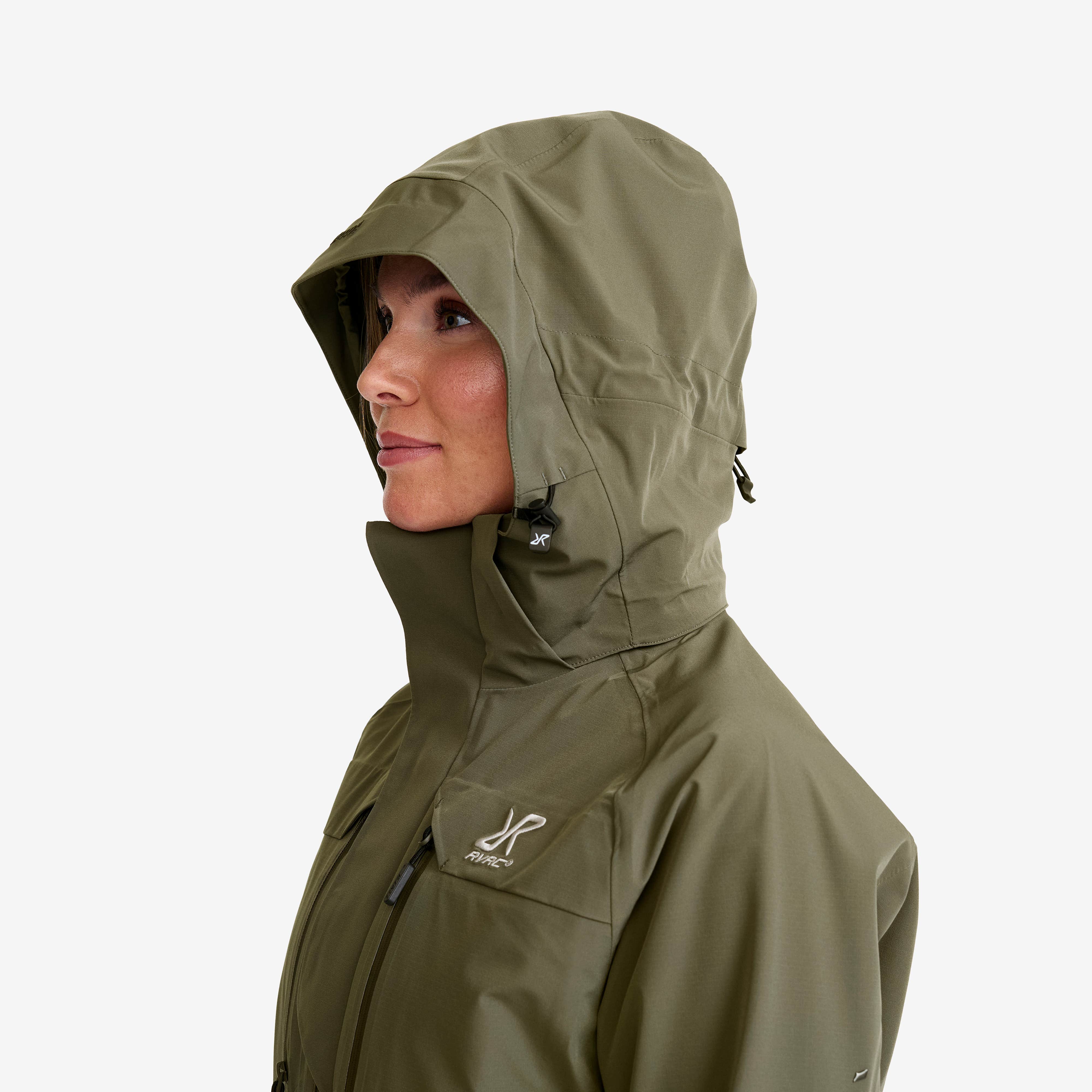 Aries Pro 3L Shell Jacket Dame Grape Leaf/Forest Night