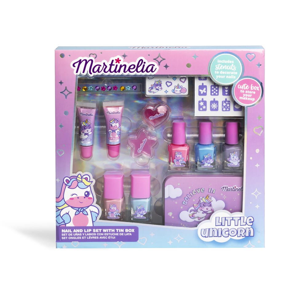 Martinelia - Little Unicorn - Gaveæske med neglelak og lipgloss