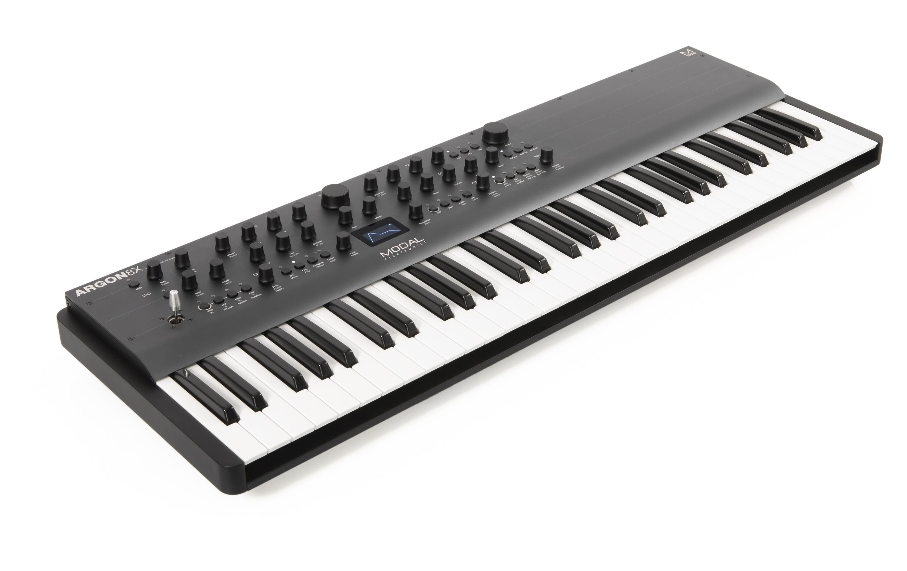 Synthesizer Argon8X<br>8-stimmiger Wavetable-Synthesizer mit 61-Noten-Tastatur