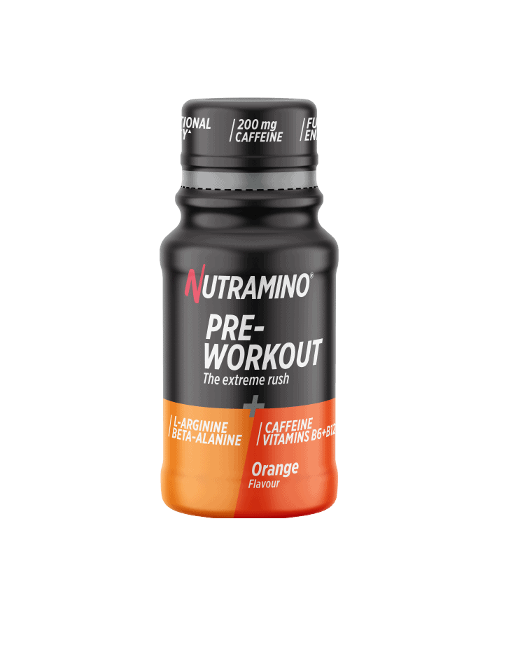 Nutramino +Pro Pre-Workout Shot Orange 60ml – 12 stk