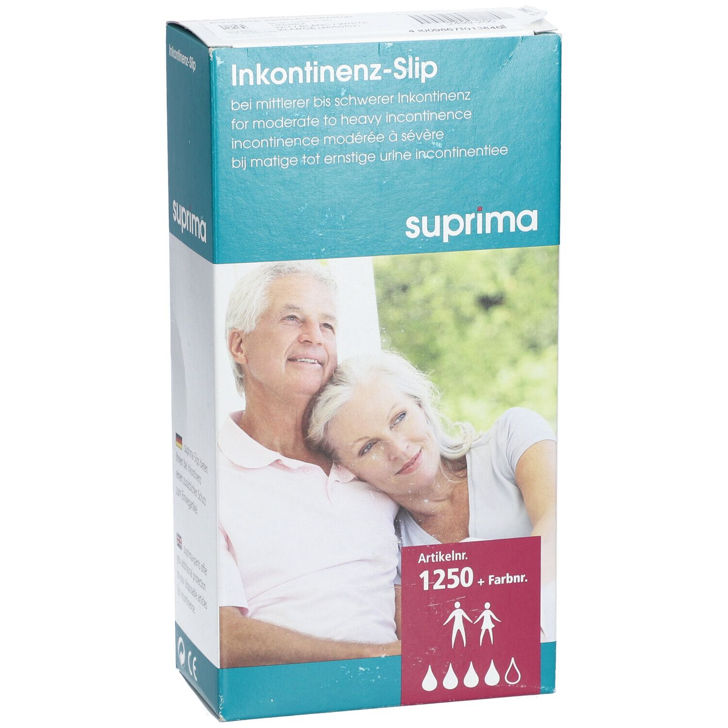suprima 1250 PVC Slip seitlich knöpfbar