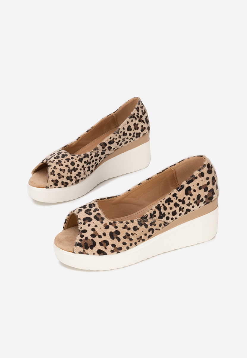 Chaussures à plateforme leopard Luannsa