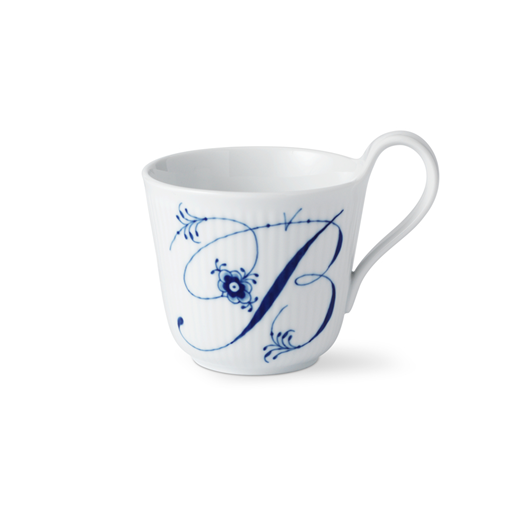 Royal Copenhagen Alfabet Højhankskop, B, 33 cl