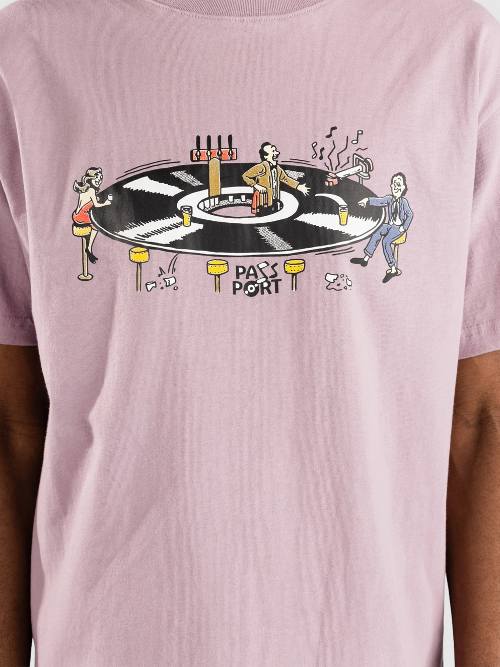 Pass Port Lazy Susan T-Shirt dusty lilac