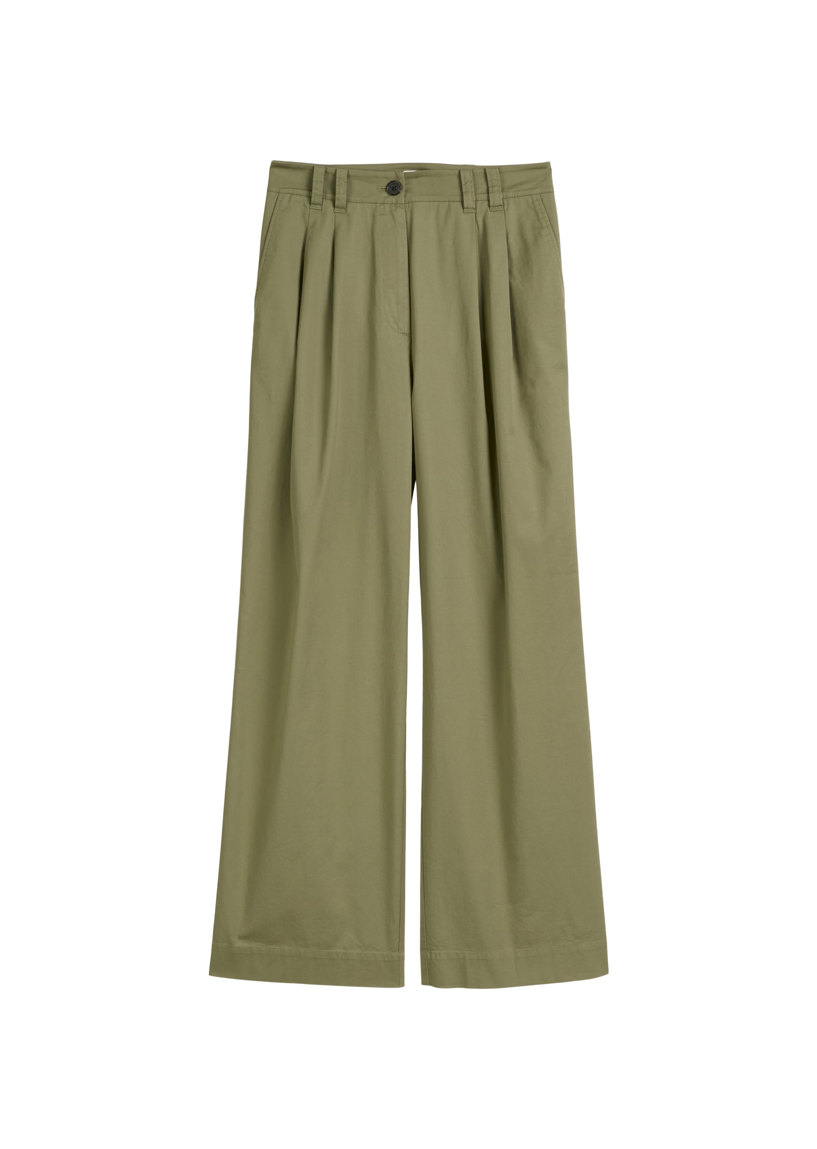 Marc O'Polo Bundfaltenhose  weit, aus Twill, Allrounder