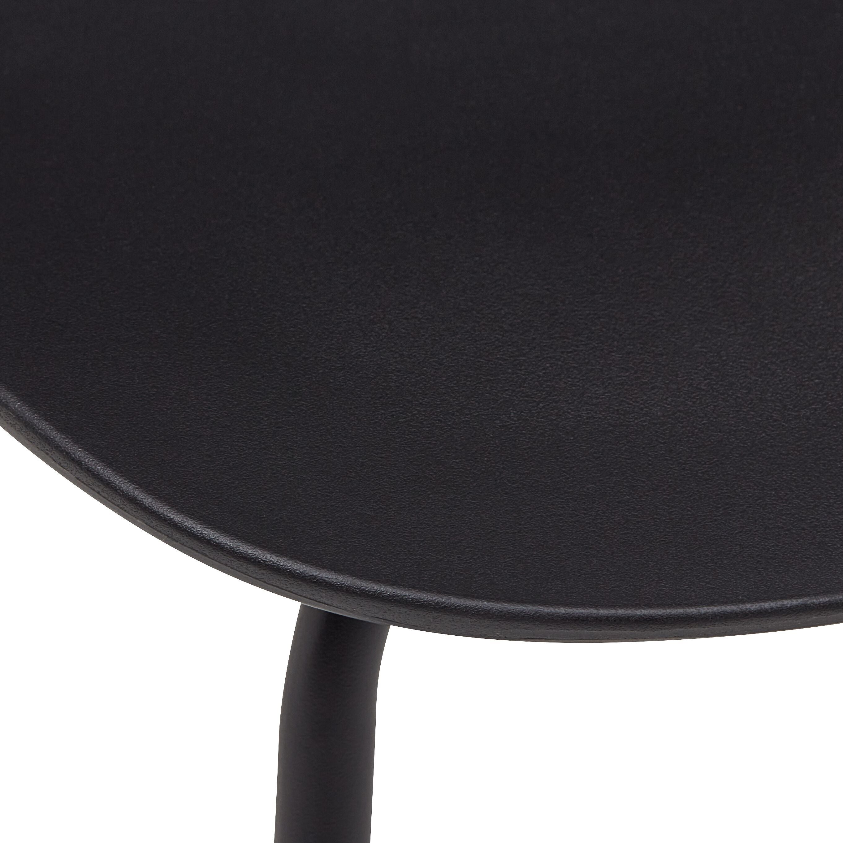 RICCI Barhocker - Schwarz / B: 47.0 cm x T: 45.0 cm x H: 92.5 cm