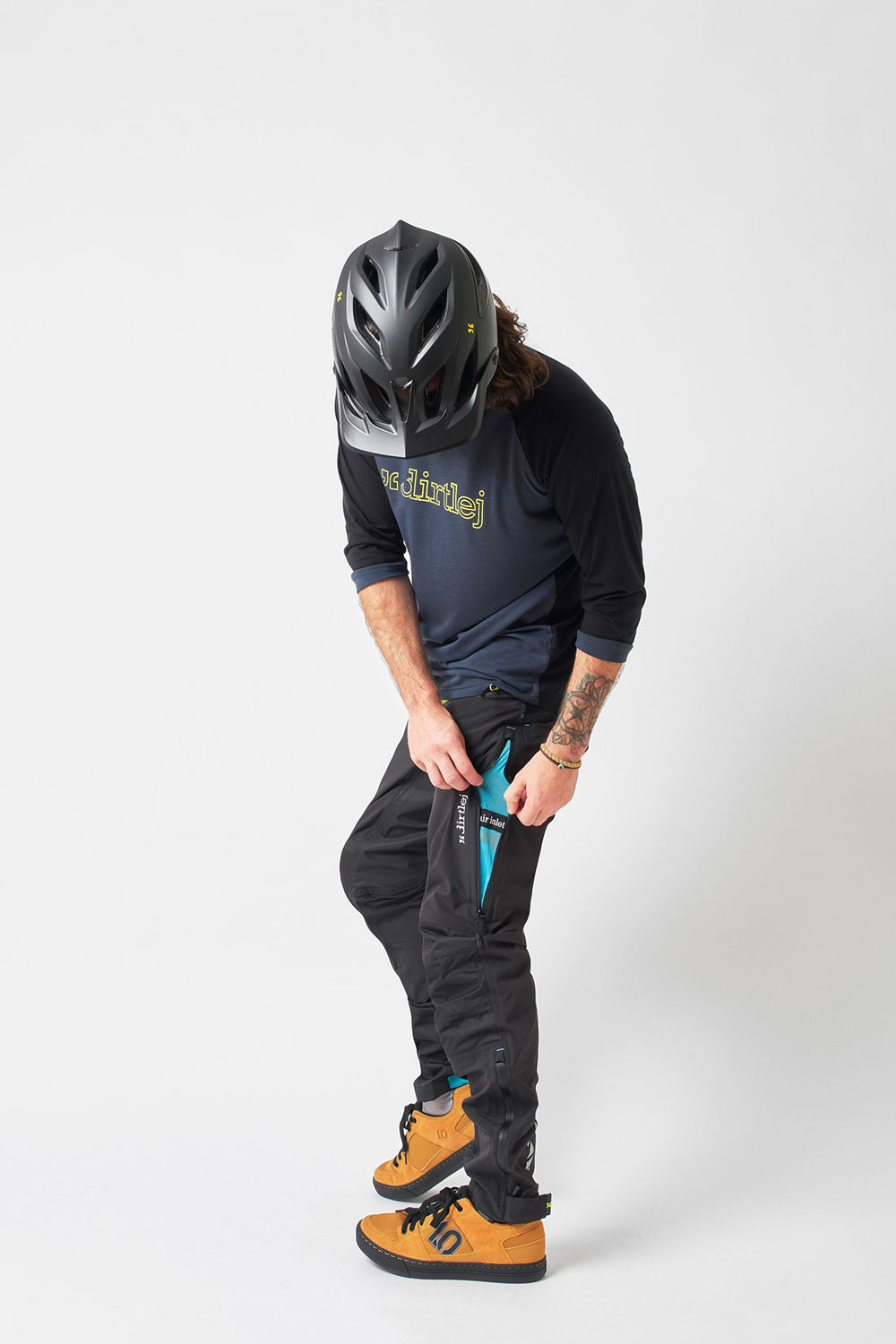 Dirtlej Trailscout Vandtætte MTB Bukser Sort/Lime