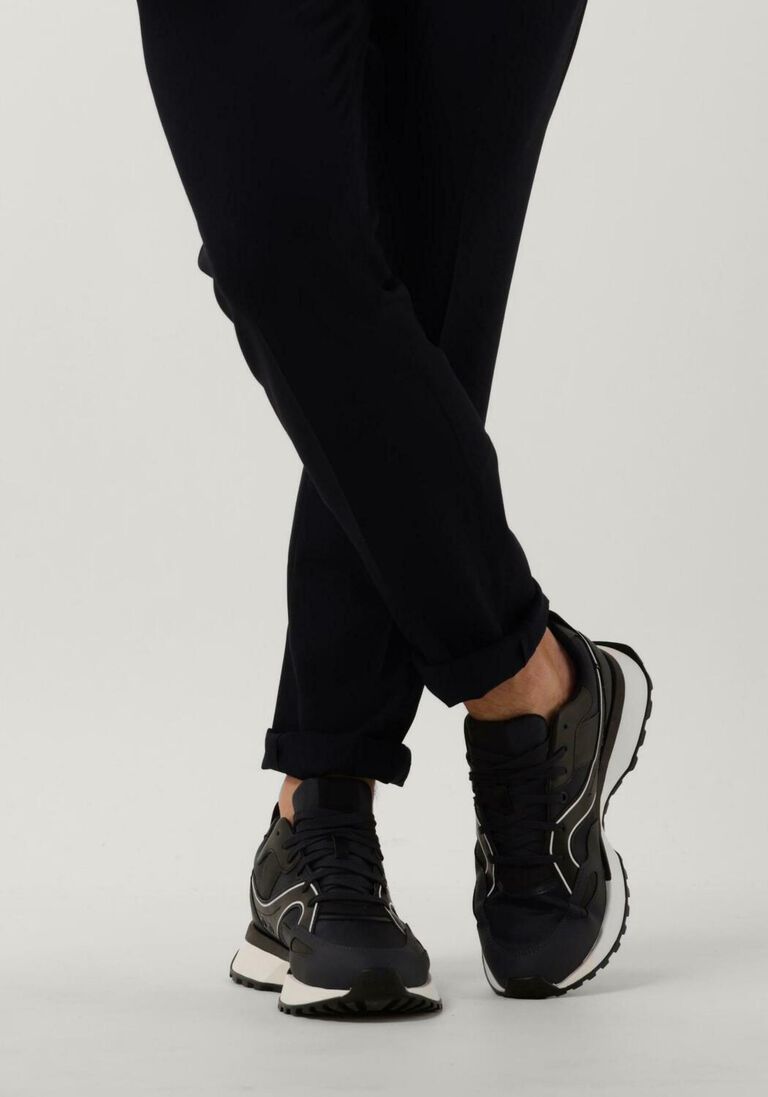 BOSS blauwe boss lage sneakers jonah runn
