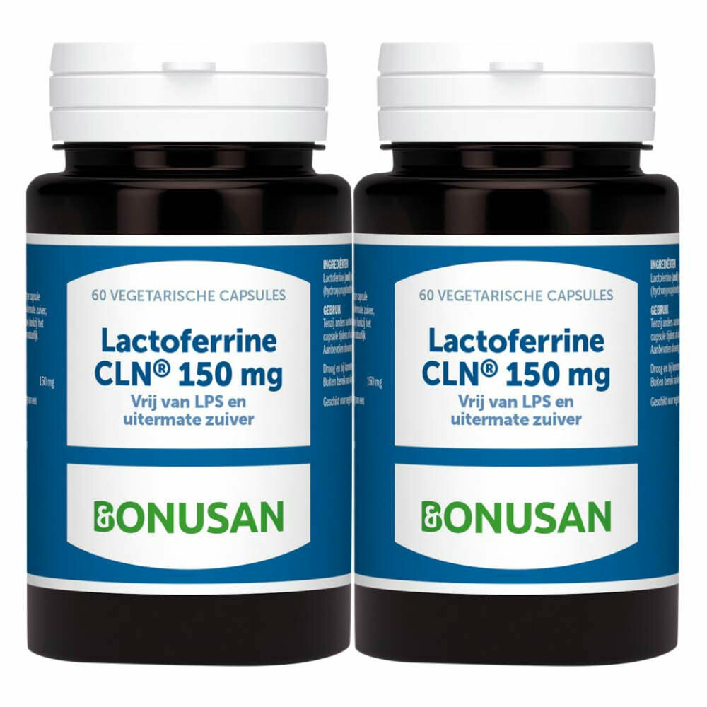 2x Bonusan Lactoferrine 150 mg60 capsules