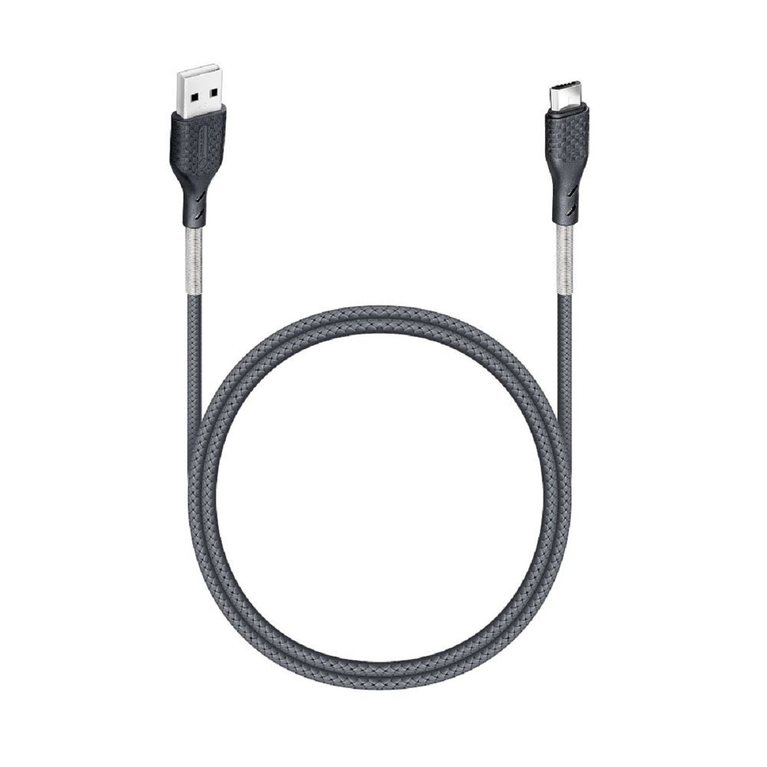 Carbon Ladekabel USB zu Micro 2,4A CB-03A zum Aufladen
