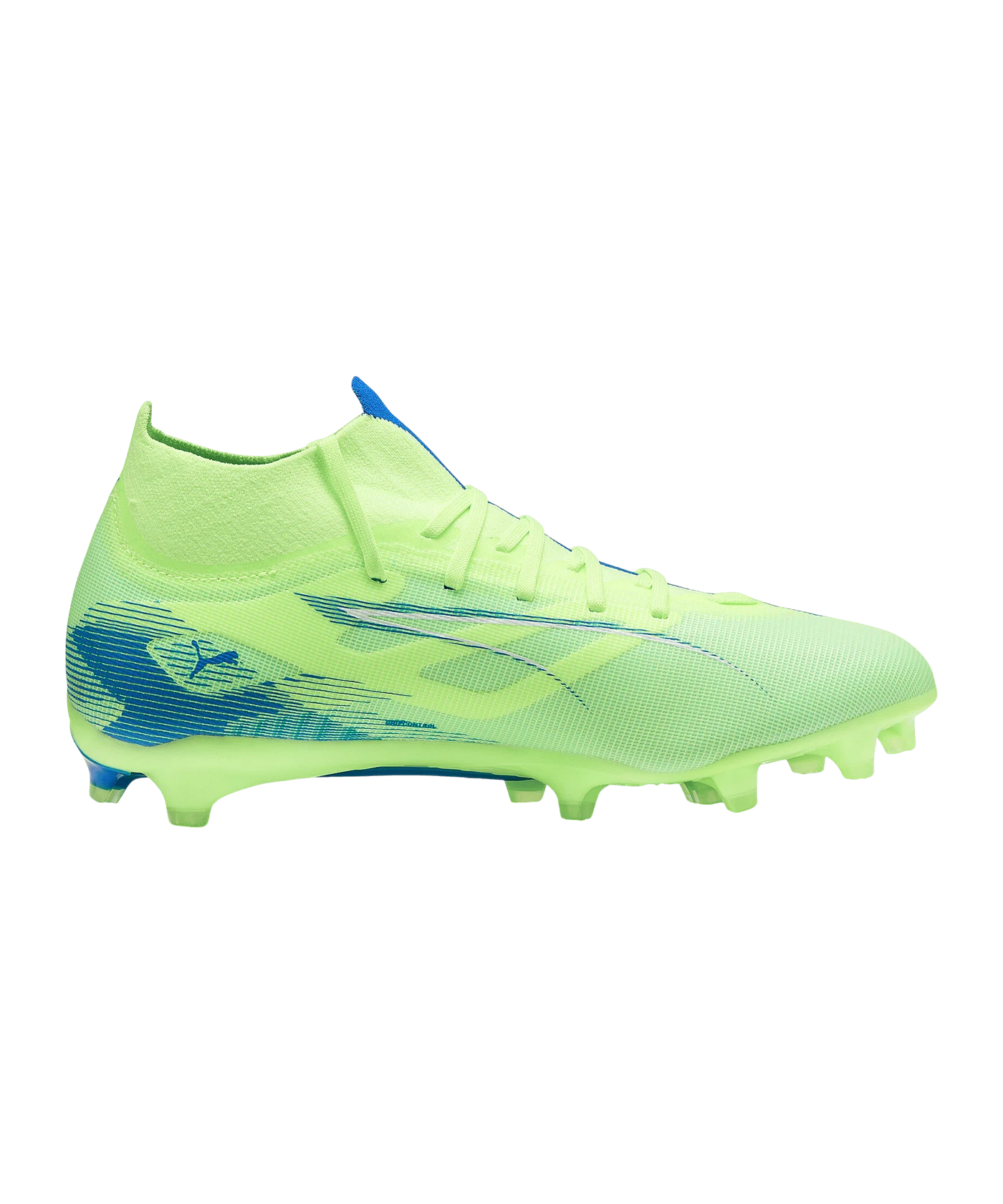 PUMA ULTRA 5 Match+ FG/AG Lights Out Grün Weiss F03