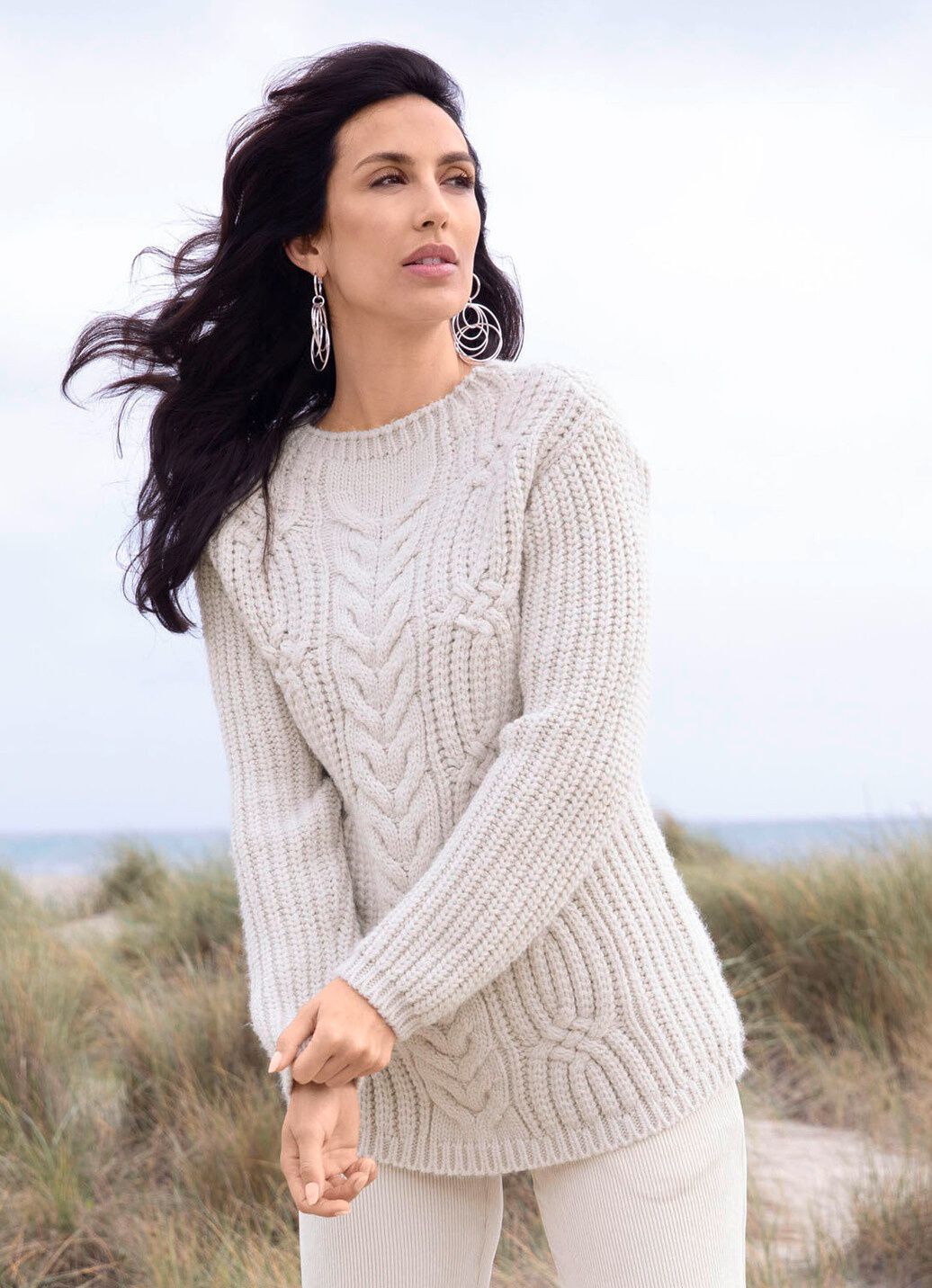 Pullover in flauschig weichem Grobstrick