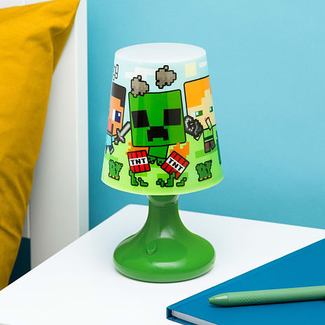 Minecraft natlampe - grøn