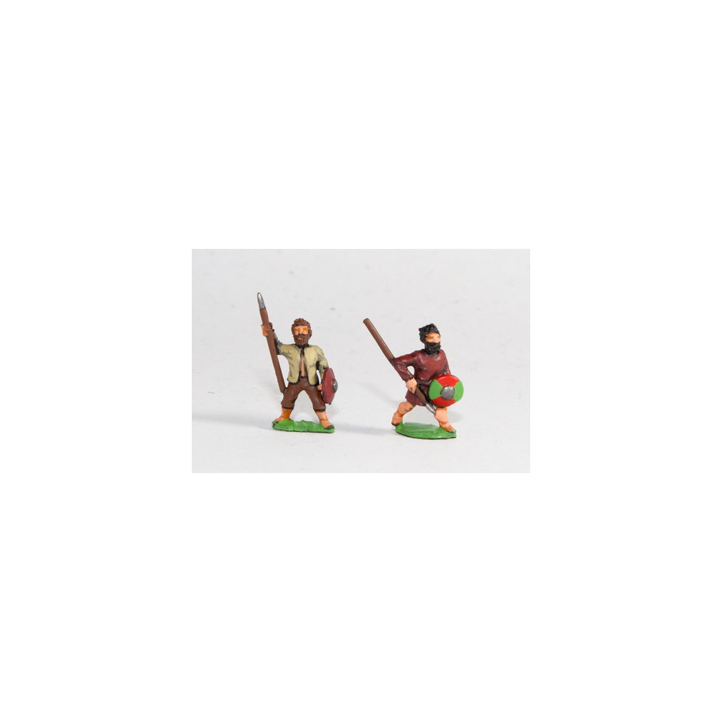 Scots Irish: Warband Infantry with javelins & shield