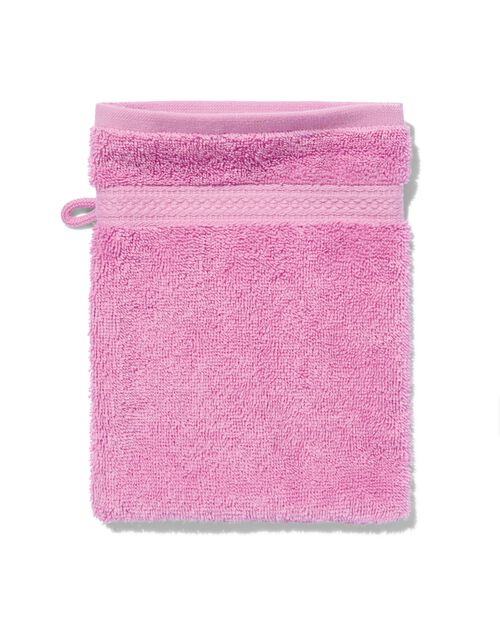 gant de toilette de qualité épaisse violet rose