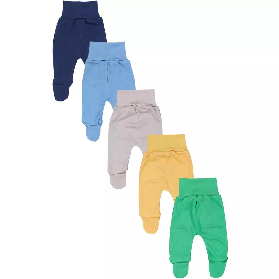 TupTam Baby Hose mit Fuß 5er Pack gelb