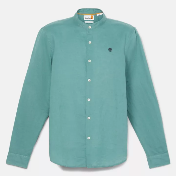 Chemise à col officier Lovell pour homme en pin maritime