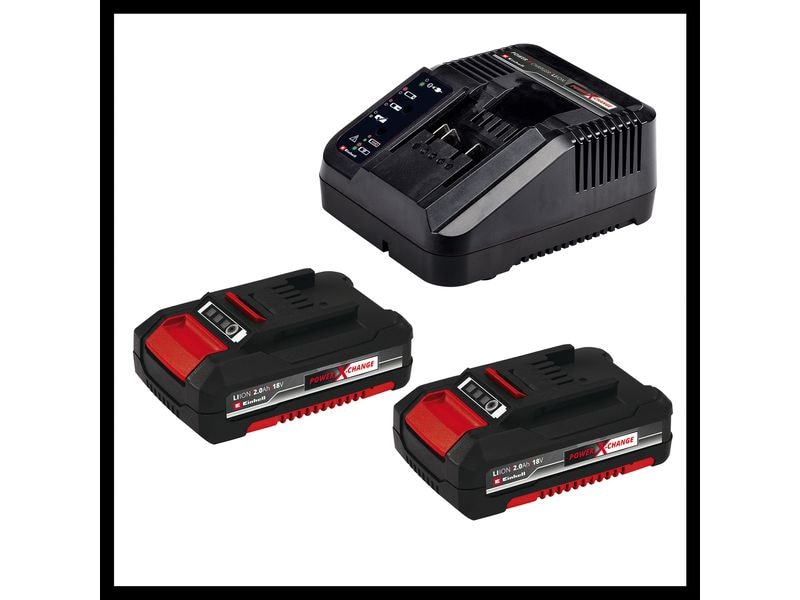 Einhell Akku-Bohrschrauber-Set TC-CD 18/35 Li  39 (2 x 2.0 Kabelloses Bohrschrauber-Set
