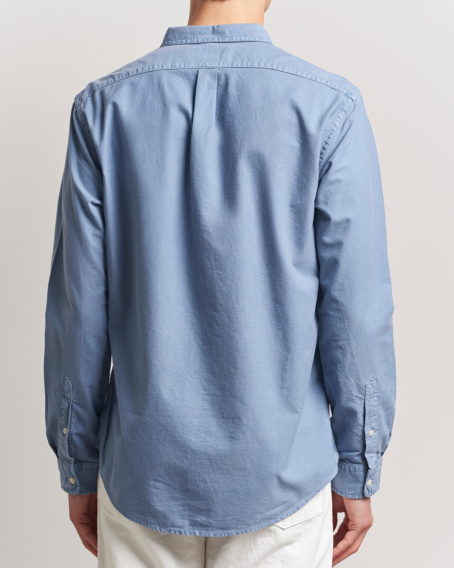 Polo Ralph Lauren Slim Fit Garment Dyed Oxford Shirt Channel Blue