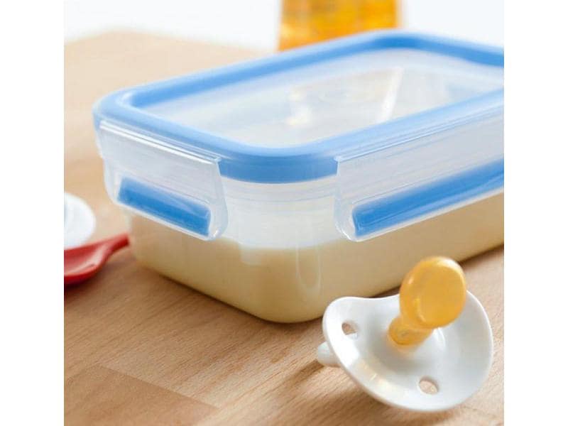 Emsa Vorratsbehälter 3 Stück, 0.55 l, Grün/Transparent Frischhaltedosen-Set