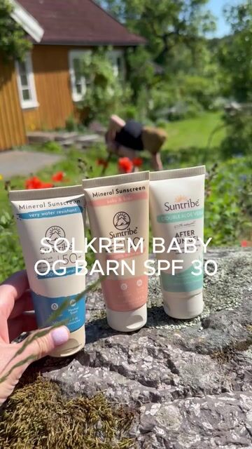 Solkrem Baby & Barn SPF30 – Mineral,100% Naturlig – Miljøvennlig | 100ml