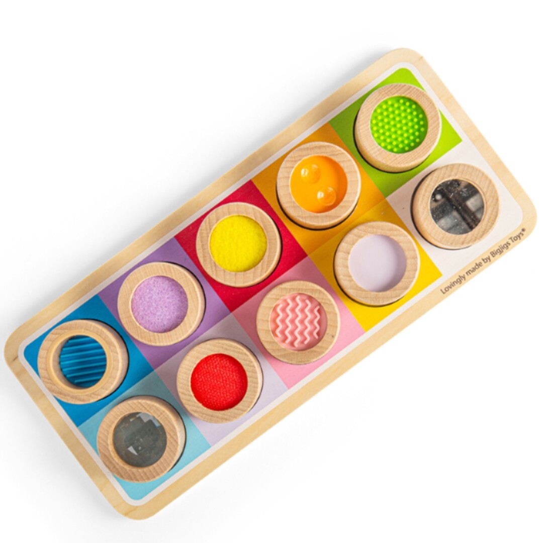 Bigjigs sensorisch bord - 11-delig