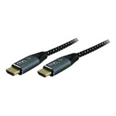 MCL Samar - Câble HDMI mâle pour HDMI mâle - 2 m - gris, noir