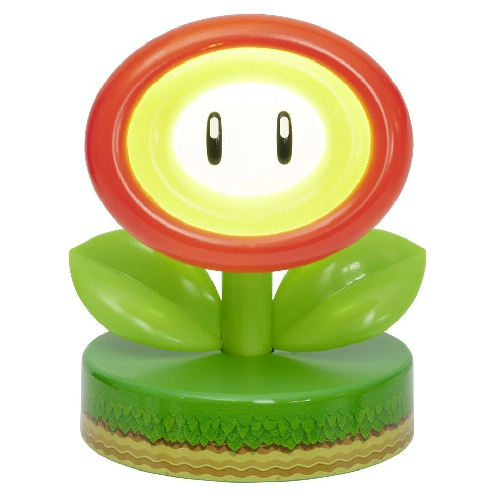 Lampe Super Mario Fleur de feu Icons veilleuse à piles