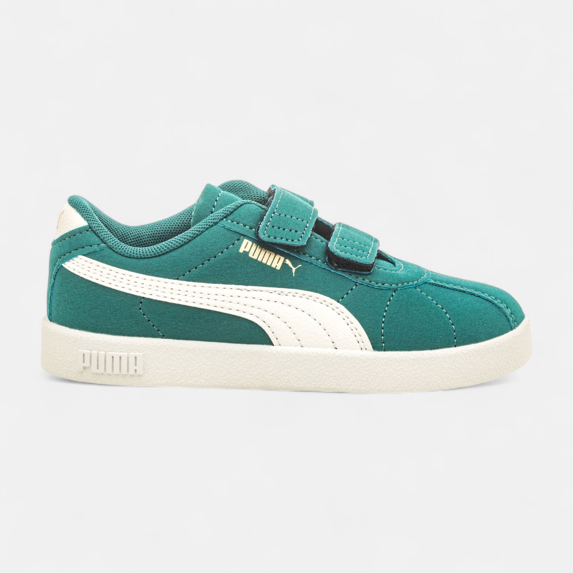 Sneakers Garçon en cuir vert