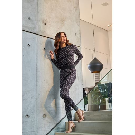 Hype The Detail Printed Leggings, Sort, 32