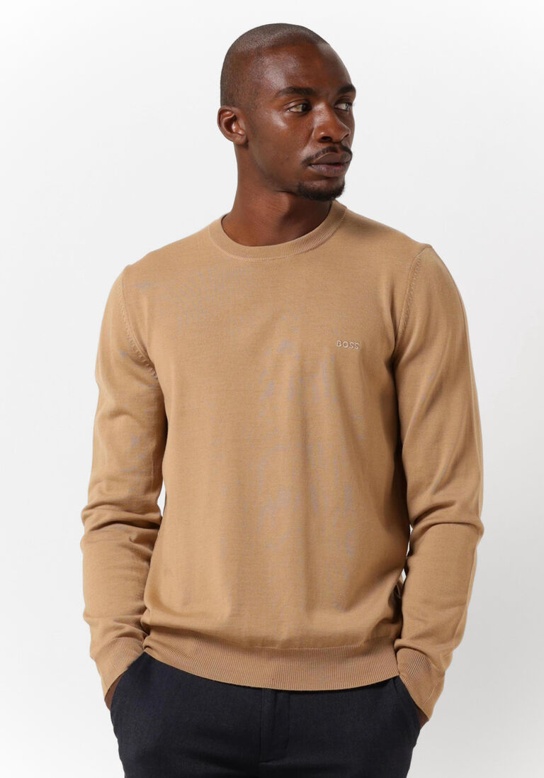 BOSS beige boss trui botto
